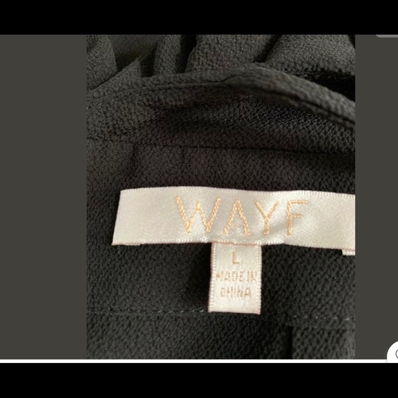 NWOT WAYF  Cami Black Belted Jumpsuit Size Large - Picture 3 of 8